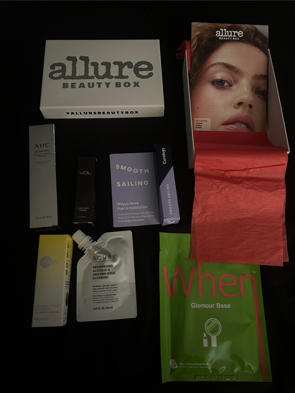 Allure Beauty Box Women Makeup - Pink Lip & Coral Accent